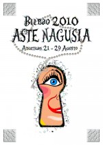 Cartel de la Aste Nagusia de Bilbao 2010. Autora: Laura Martínez Martín
