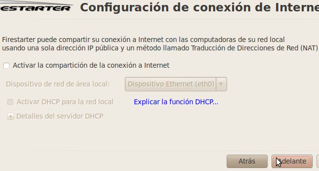 firestarter conexion internet