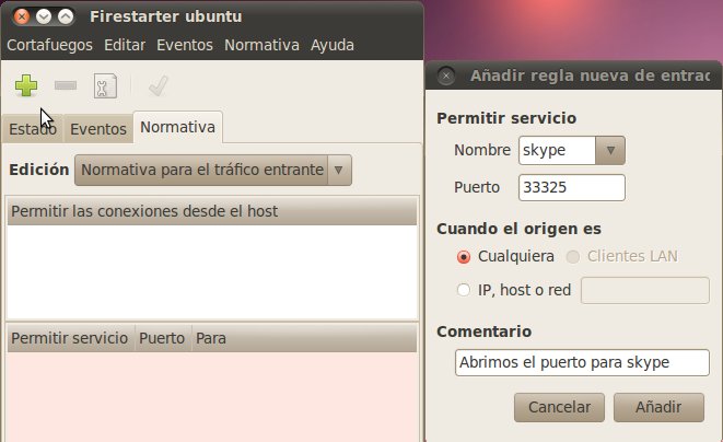 firestarter y skype